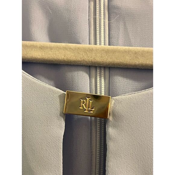 Lauren Ralph Lauren Dress Women's Size 10 Blue Midi Dress Casual Keyhole New - Picture 7 of 9